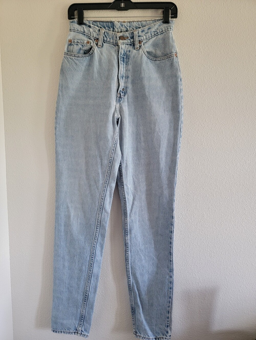 Vintage Levi's 512 Slim Fit Tapered Leg Light Wash Size 9 Long